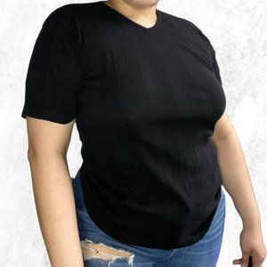 Ribbed V-neck from Express